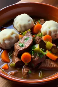 Beef Stew and Dumplings