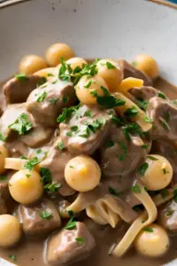 Beef stroganoff