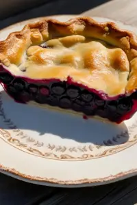 Saskatoon Berry Pie