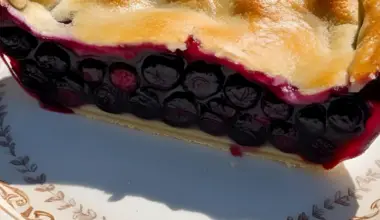 Saskatoon Berry Pie