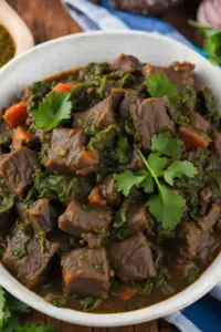 Cameroonian Ndolé (Bitter Leaf Stew)