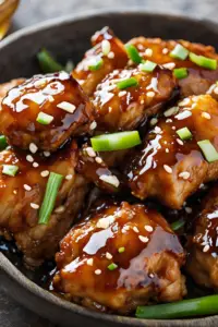 Honey garlic chicken
