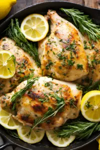 Lemon Herb Roasted Chicken Breasts