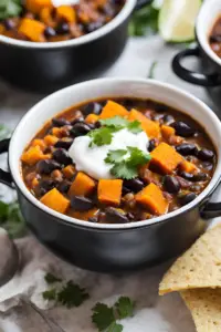 Sweet Potato and Black Bean Chili