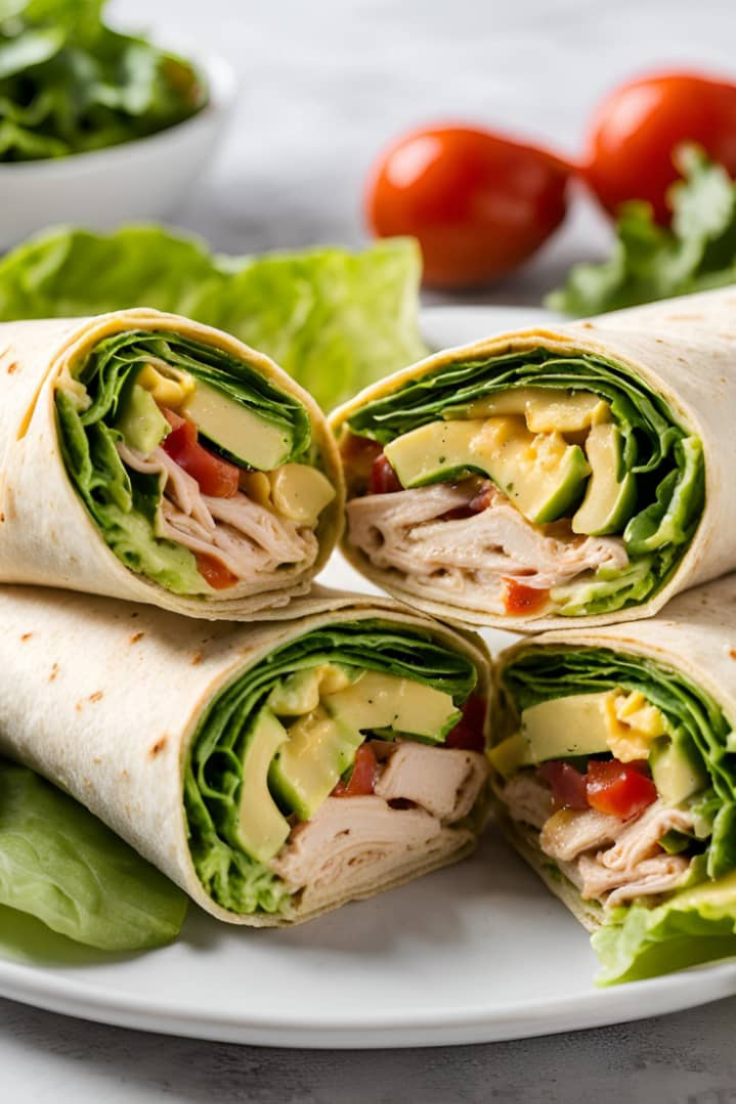 Turkey and Avocado Wrap