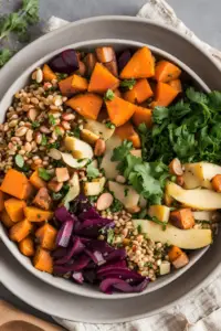 Roasted Root Vegetable Grain Bowl