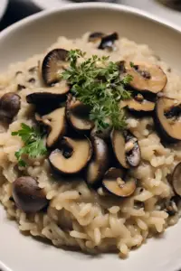 Mushroom risotto