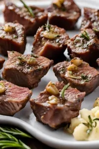 Garlic butter steak bites
