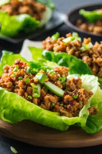 Asian-inspired lettuce wraps