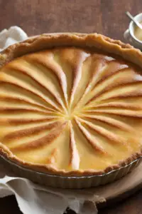 Melktert (Milk tart dessert)