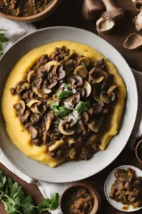 Polenta with Mushroom Ragu
