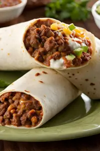 Beef and Bean Burritos