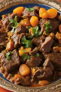 Moroccan Tagine with Lamb and Apricots