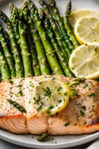 Pan-Seared Salmon with Asparagus