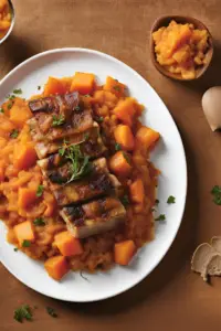 Rotmos med Fläsk (Root Vegetable Mash with Pork)
