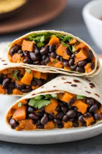 Black Bean and Sweet Potato Burritos