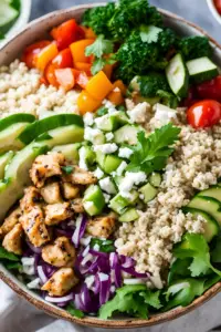 Greek Chicken Power Bowls