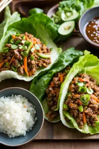 Asian-Style Turkey Lettuce Wraps