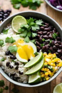 Quick Black Bean and Rice Bowls