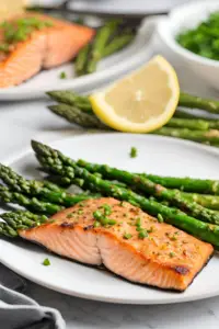 Pan-Seared Salmon with Asparagus