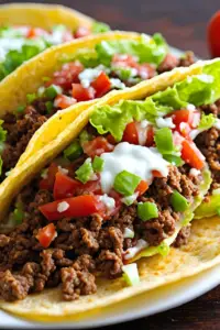 Ground Beef Tacos