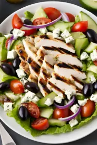 Greek Salad with Grilled Chicken