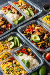 Sheet Pan Chicken Fajita Bowls