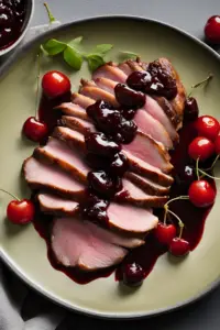 Pan-Seared Duck Breast with Cherry Sauce