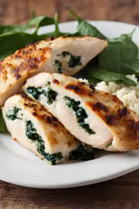 Stuffed Chicken Breast with Spinach and Feta