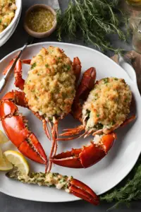 Baked Stuffed Lobster