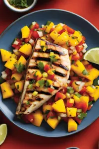 Grilled Swordfish with Mango Salsa