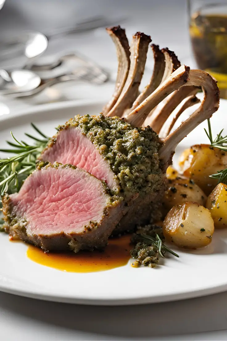 Rack of Lamb with Herb Crust