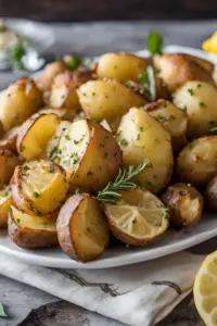 Greek-Style Roasted Lemon Potatoes