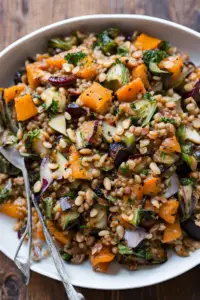 Roasted Vegetable and Farro Salad