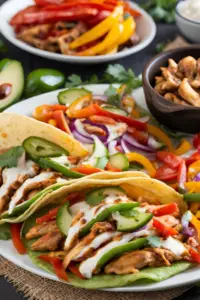 Healthy Chicken Fajitas