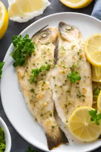 Baked Tilapia with Lemon and Herbs