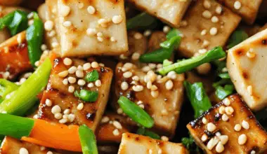Sesame Ginger Tofu and Vegetables