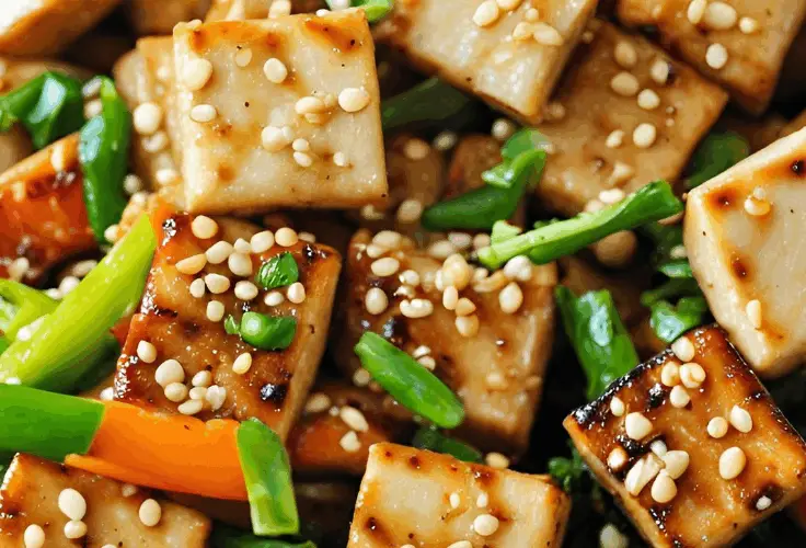 Sesame Ginger Tofu and Vegetables