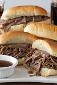 Slow Cooker French Dip Sandwiches