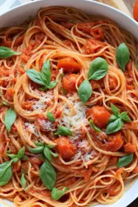 Homemade Tomato Pasta