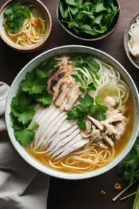 Phở Gà (Vietnamese Chicken Noodle Soup)