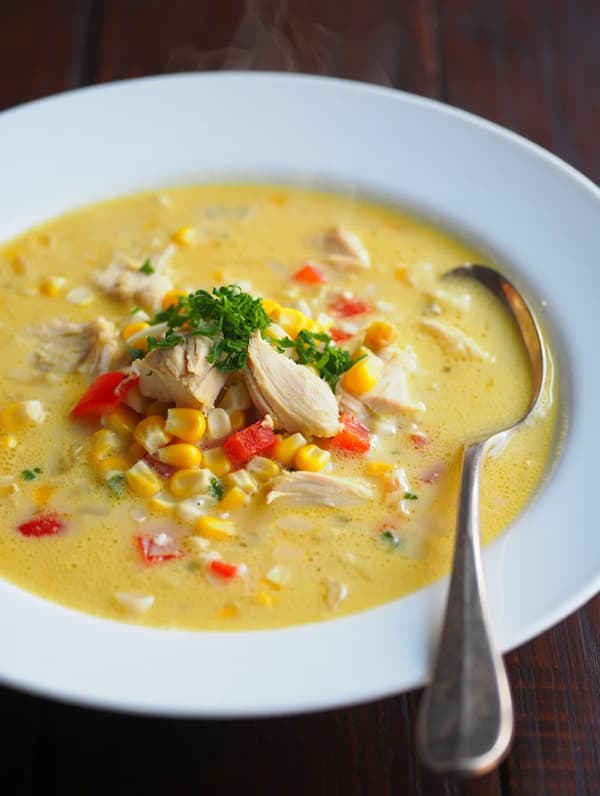The Ultimate Slow Cooker Chicken Corn Chowder
